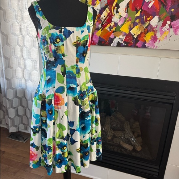 Ralph Lauren NWT Midi 86% cotton Sundress. Ptp 16” lenght 39” - Picture 6 of 7